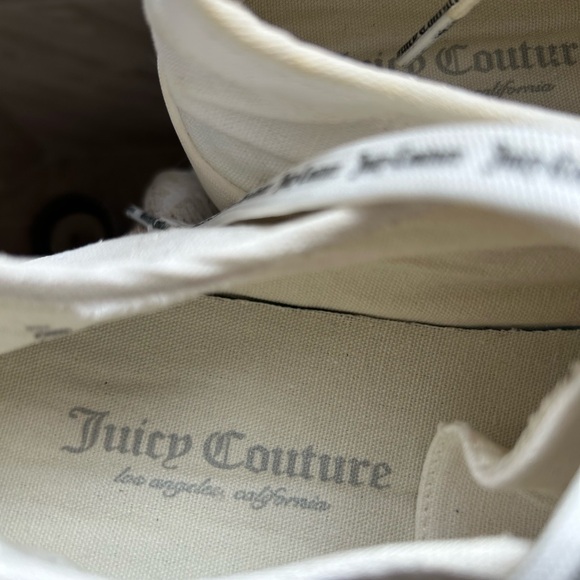 Juicy Couture Women's White Sneakers - Picture 3 of 8